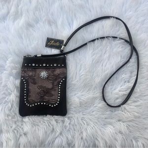 Western Crossbody Shoulder Purse Bag Cowgirl Bohemian Studded